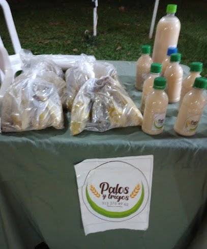 Envueltos palos y trigos